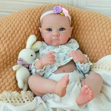 Reborn Baby Dolls Silicone Full Body 20 Inch Waterproof Realistic Newborn 