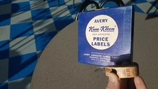 Vtg NOS Roll of 500 Ace Hardware / Avery Kum Kleen 1.25 Price Label Stickers