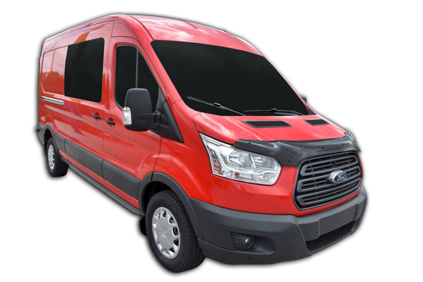 Bra de capot Ford Transit 2014 protection voyage et autoroute Scoutt - 3