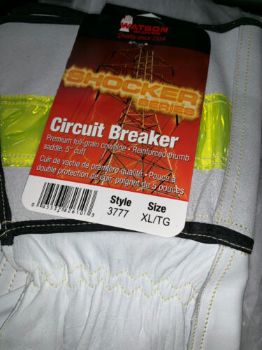 Watson Shocker Series Circuit Breaker Premium Full Grain Cowhide Gloves 3777-XL - Picture 4 of 8