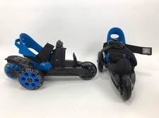 Cardiff Skate Co Cruiser Blue  Black Adjustable Sz Adult Small Boy 2 - Men 8