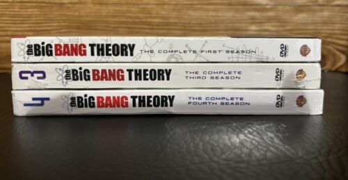 DVD Set The Big Bang Theory Seasons 1, 3, 4 Brand New Factory Sealed
