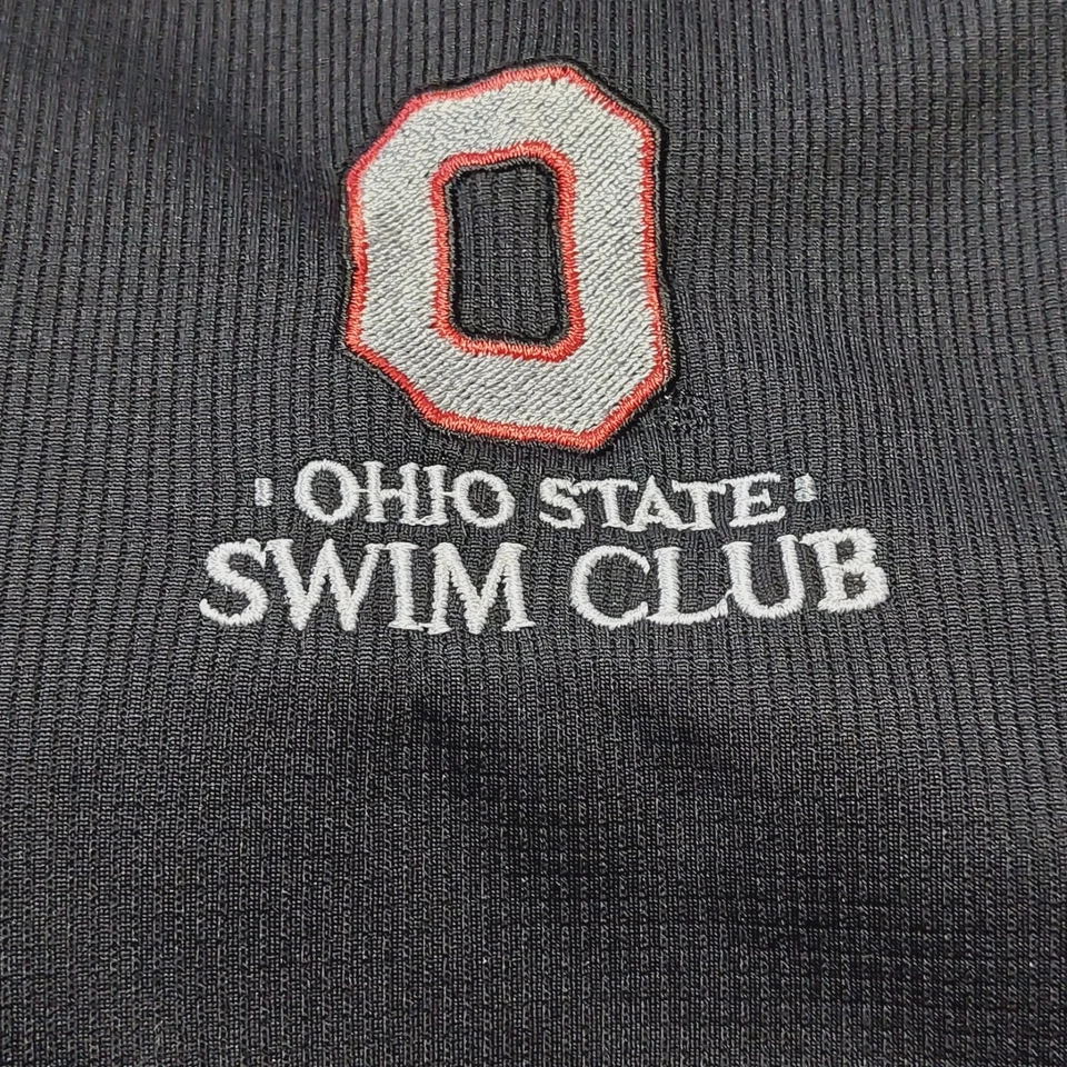 Nike Ohio State Swim Club Camisa Negro Blanco Tubería Pullover Para Hombres Talla XL Foto 2 de 4