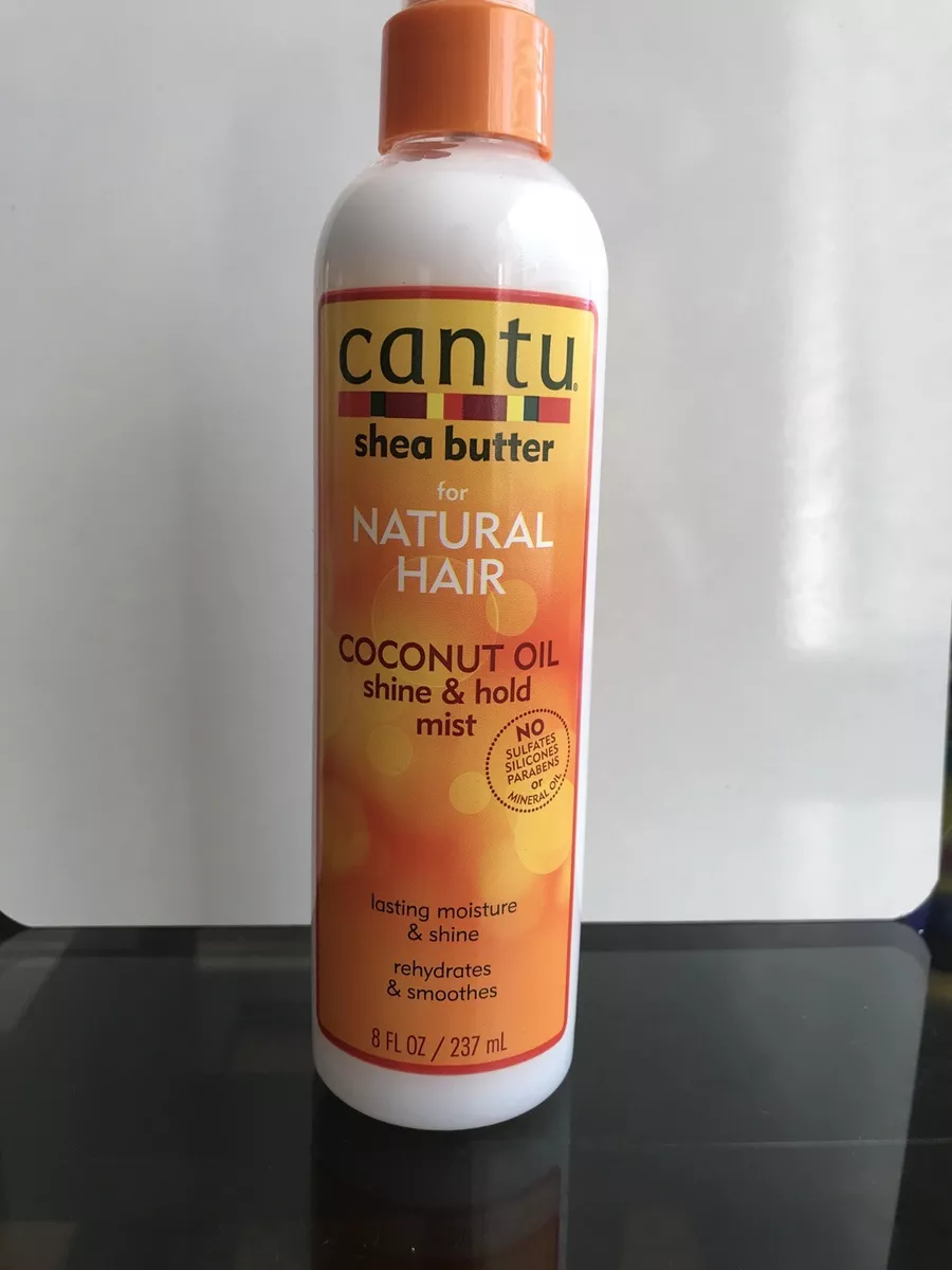 Cantu Shea Butter For Natural Hair Coconut Oil Shine And Hold Mist 8 FL Oz