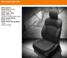 Fits 2014-2018 Subaru Forester 2.5i Premium Black Katzkin Leather Seat Covers Fits 2014-2018 Subaru Forester 2.5i Premium Black Katzkin Leather Seat Covers