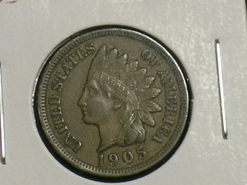 1905 Sharp Indian Cent   -  Nice XF+          AE4-4