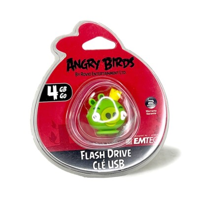 EMTEC Angry Birds 4GB USB Flash Drive 2.0