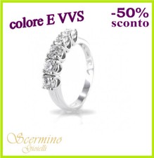 RIVIERA WHITE GOLD NATURAL DIAMOND AND VVS 2 CARAT CERTIFIED RING