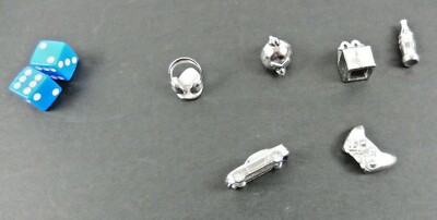 2014 Monopoly Empire Replacement Game Pieces - 6 Tokens Xbox, Angry ...