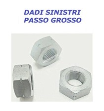 DADI SINISTRI ESAGONALI FILETTATURA SINISTRA M6 M8 M10 M12 M14 M16 M18 M20 M22