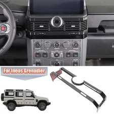 ABS Carbon Fiber Interior Center Dashboard AC Air Vent Cover For Ineos Grenadier
