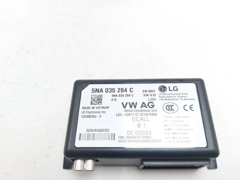 5NA035284C CENTRALINA CONTROLLO TELEMATICA SKODA SUPERB (B8) 1.5 TSI 16V 150CV 2 - Immagine 4 di 4