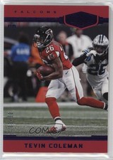 2018 Panini Plates & Patches Purple 3/30 Tevin Coleman #9 0q3