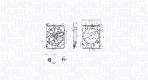 FAN RADIATOR 069422849010 FOR BMW X1/E84 N46B20B/CC/CD/E/BD/C 2.0L N45B16 1.6L - Picture 2 of 8