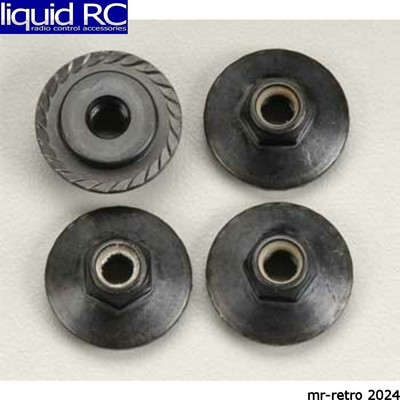 HPI Z680 Flanged Locknut M5x8mm Black Svg X (4)