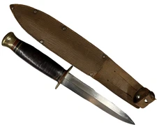 British Sheffield-made WW2 Southern & Richardson fighting dagger, orig scabbard