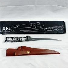 BKF Pro 7" Railroad Spike Style Fillet Fishing Knife