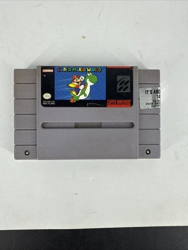 Super Mario World Super Nintendo SNES, Authentic Game Only Tested An Working