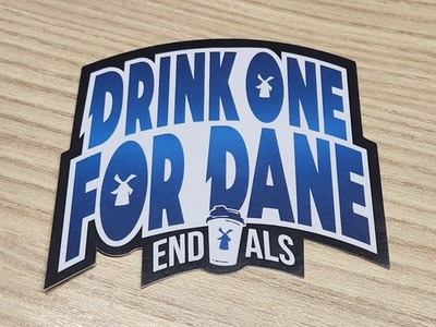 Dutch Bros Coffee Sticker - May 15, 2026 - Drink One For Dane Free Shipping!!