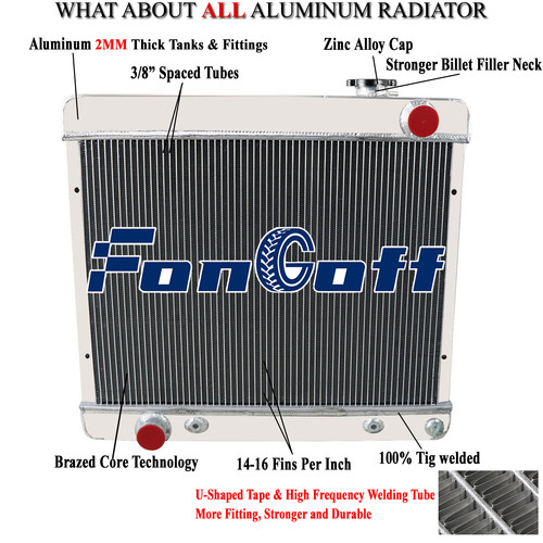 3ROW ALUMINUM RADIATOR FIT 1960-1964 BUICK Wildcat ELECTRA/ SKYLARK ...