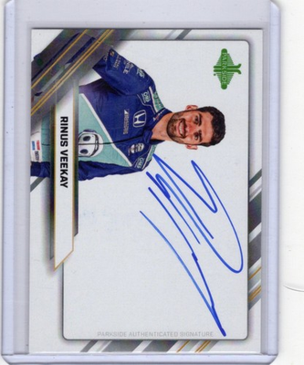 #ad 2026 Parkside IndyCar Collection #MS RV Rinus Veekay Signature Studio # 99 $15.00