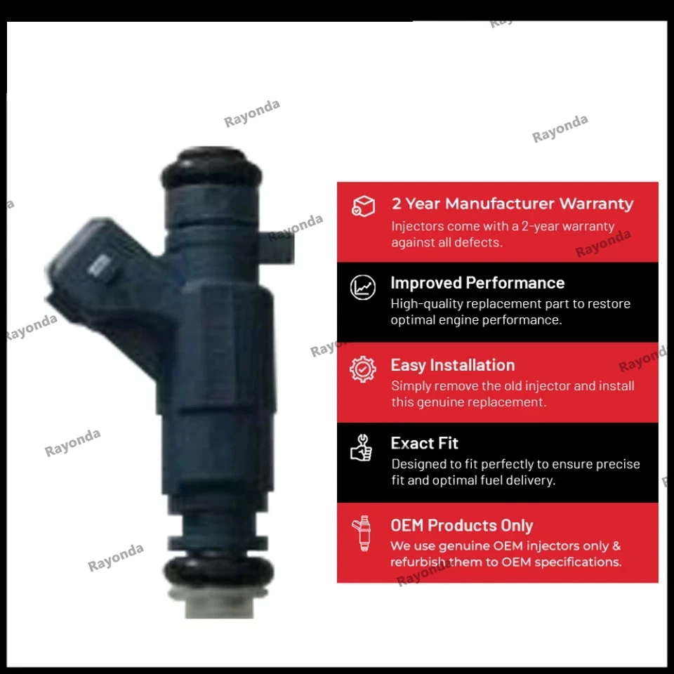 Inyectores de combustible Reman Denso 23250-28080 Toyota Camry Solara RAV4 Scion TC 2,4 L Foto 2 de 4