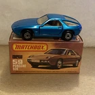 Matchbox Superfast No 59 Porsche 928 Blue In Original Box Near MINT Vintage NOS