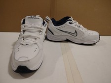 Nike Mens Air Monarch IV Casual Shoes Sneakers White Blue 415445-102 Size 9