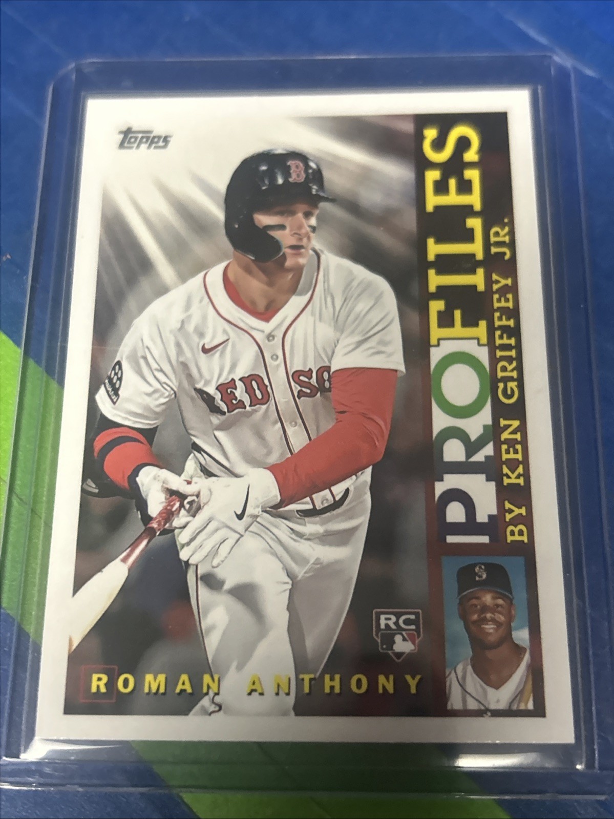 2026 Topps Series 1 Roman Anthony RC Profiles #TP-23 Pink Retail Parallel