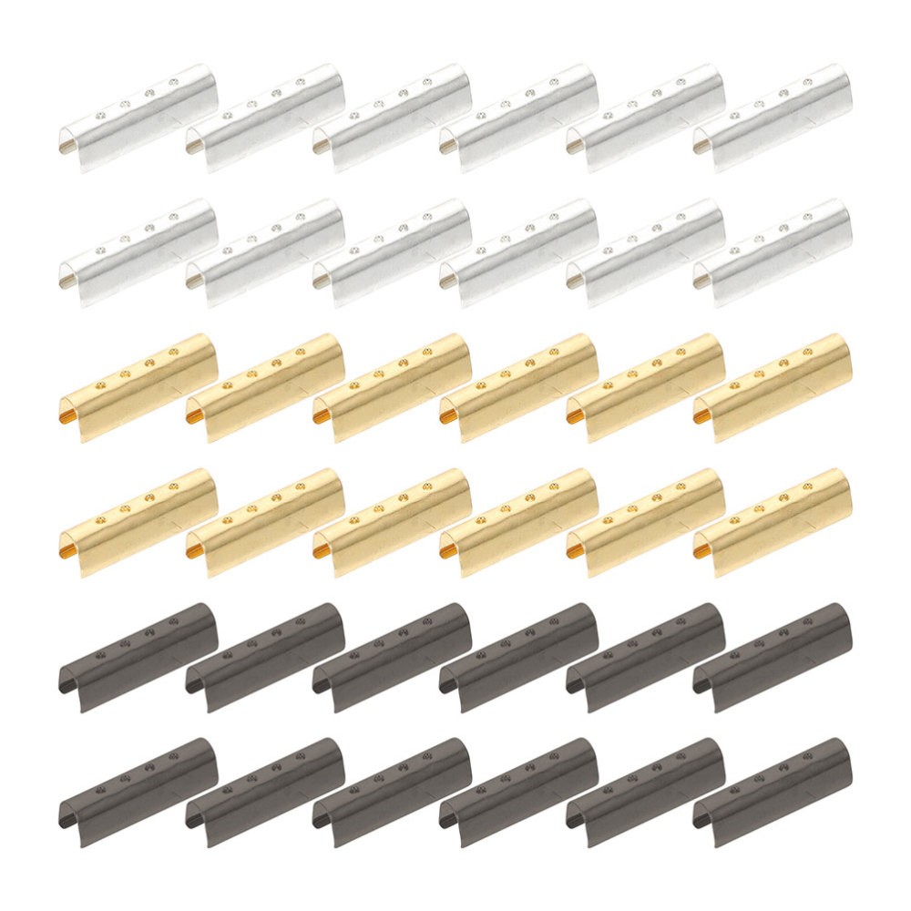 APL 120 Pezzi Fibbia in Corda Metallo Punta per Lacci per Scarpe Punte di Ricambio