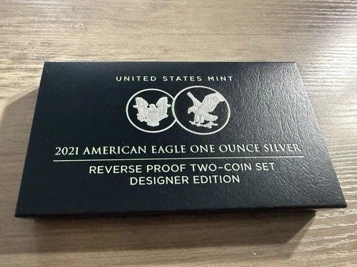 2021 Reverse Proof American Eagle 2-Coin Set Designer Edition