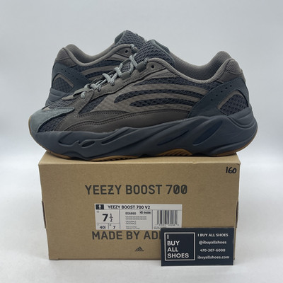 Size adidas Yeezy Boost 700 V2 Geode Black Suede Leather (EG6860) 