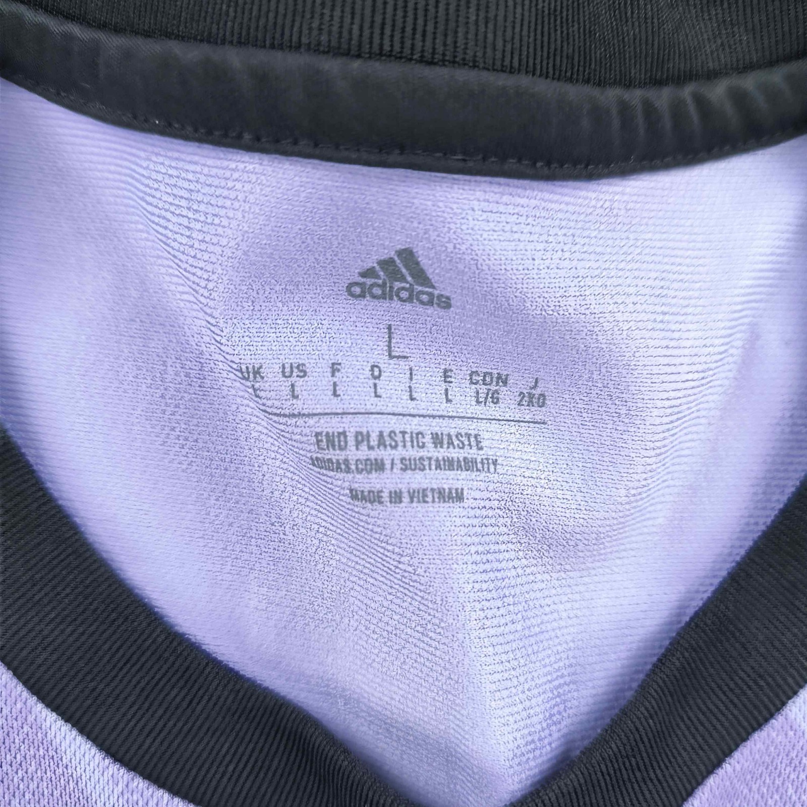 Real Madrid 22-23 Adidas away UCL Federico Valverde football jersey shirt size L