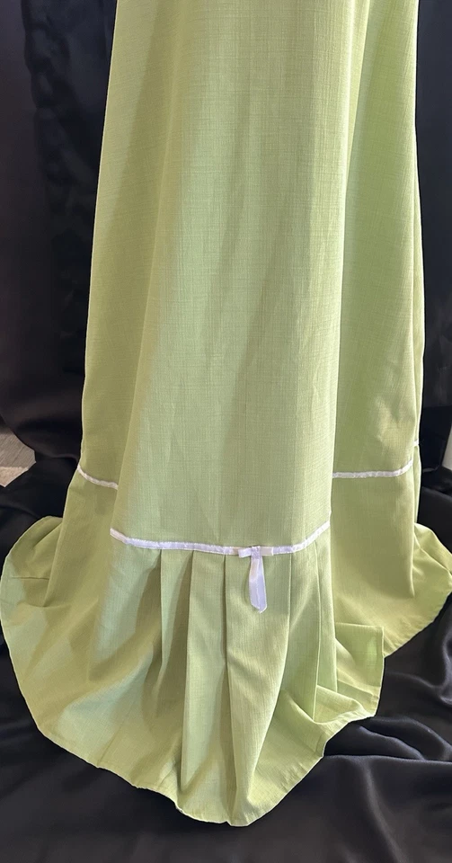 Vestido estilo marinero verde lima vintage sin marca sin etiquetar Foto 2 de 4