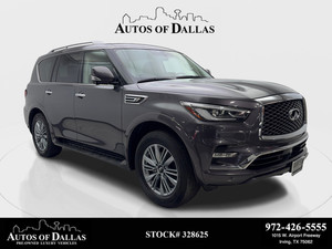 2024 INFINITI QX80 LUXE NAV,CAM,SUNROOF,HTD STS,BLIND SPOT,3RD ROW