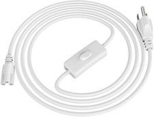 5FT Plug Power Cord T5 T8 LED Tube Power Wire Cable with On/Off Switch 3 Prong P