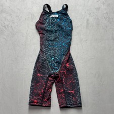 Arena Limited Edition ST 2.0 Racing Swimsuit Women  s 26 Storm Blue/Red FINA