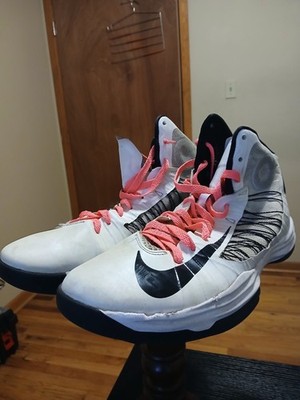 Nike Hyperdunk TB 524882-100 White Basketball Shoes Sneakers - Size 12.5