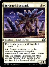 Burdened Stoneback 8 Uncommon Magic: The Gathering Near Mint