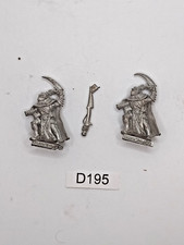 Warhammer Fantasy AoS ToW Dark Elves Shadowblades x2 Lot OOP Metal Vintage