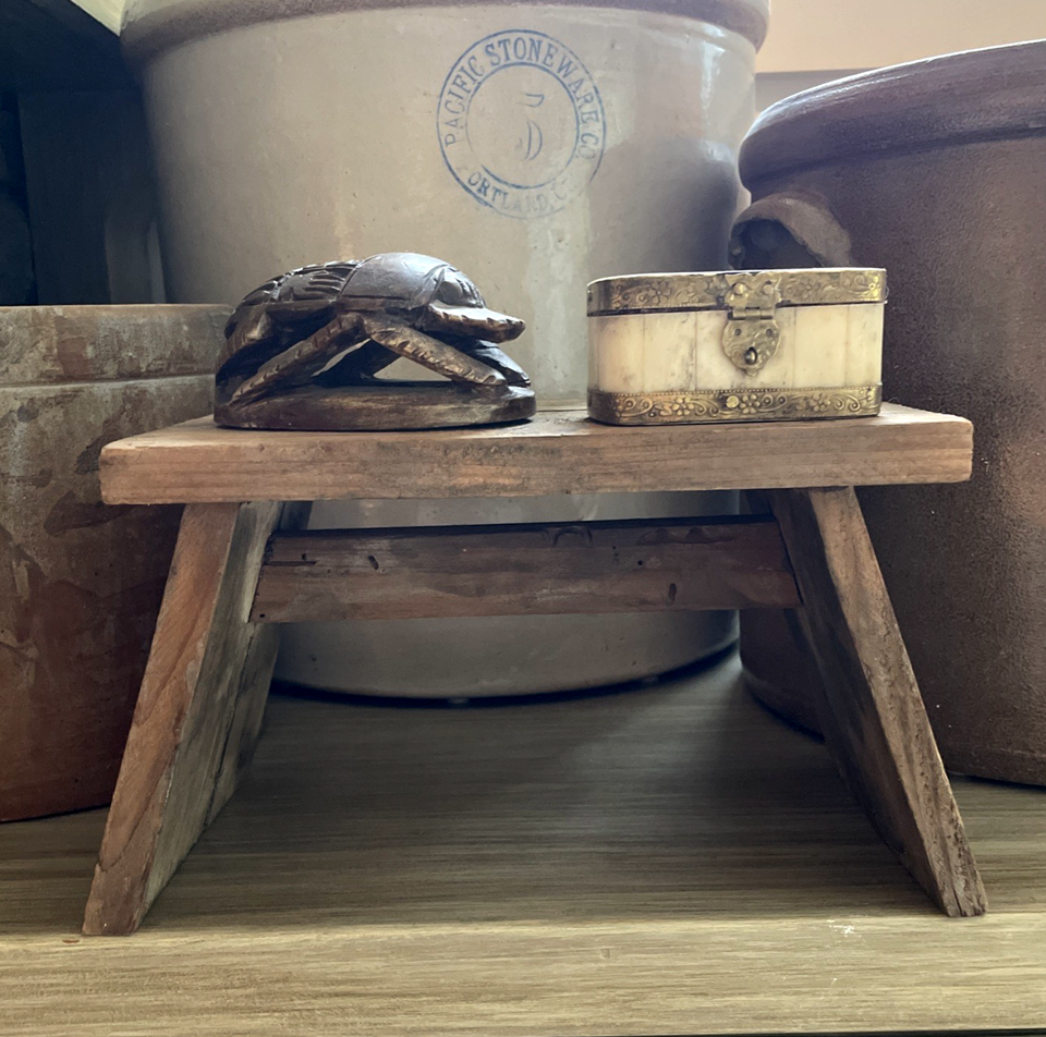 VTG Rustic Wooden Riser 10" Farmhouse Display Stand | eBay