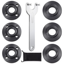 POWERTEC Ruedas giratorias resistentes de 6 pulgadas, ruedas neumáticas con banda de rodadura de