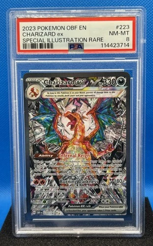 Obsidian Flames Charizard EX Special Illustration Sir #223/197 PSA 9