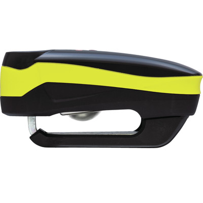 100db Sound Alarm Steel Motorcycle Disc Lock, Yellow - Abus Detecto 7000