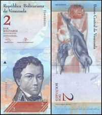 VENEZUELA 2 Bolivares 2012 s/n L24127891 Uncirculated