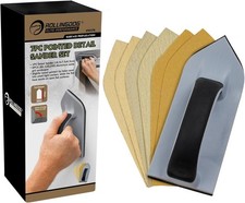 ROLLINGDOG Corner Sander-Pointed Detail Hand Sander for Drywall, Wood, and Meta