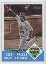 2012 Topps Heritage World Series David Freese #147 0v7