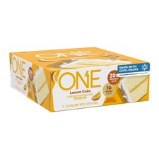 ONE Protein Bars, Lemon Cake, Gluten Free 2.12 Ounce Pack of 12 , Cake