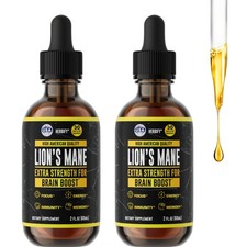 HERBIFY Lions Mane Mushroom Supplement - Immune Support - Lions Mane Tincture fo