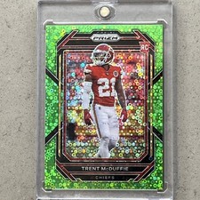 2022 Panini Prizm Trent McDuffie Rookie Green No Huddle Disco SSP 5/5 eBay 1/1